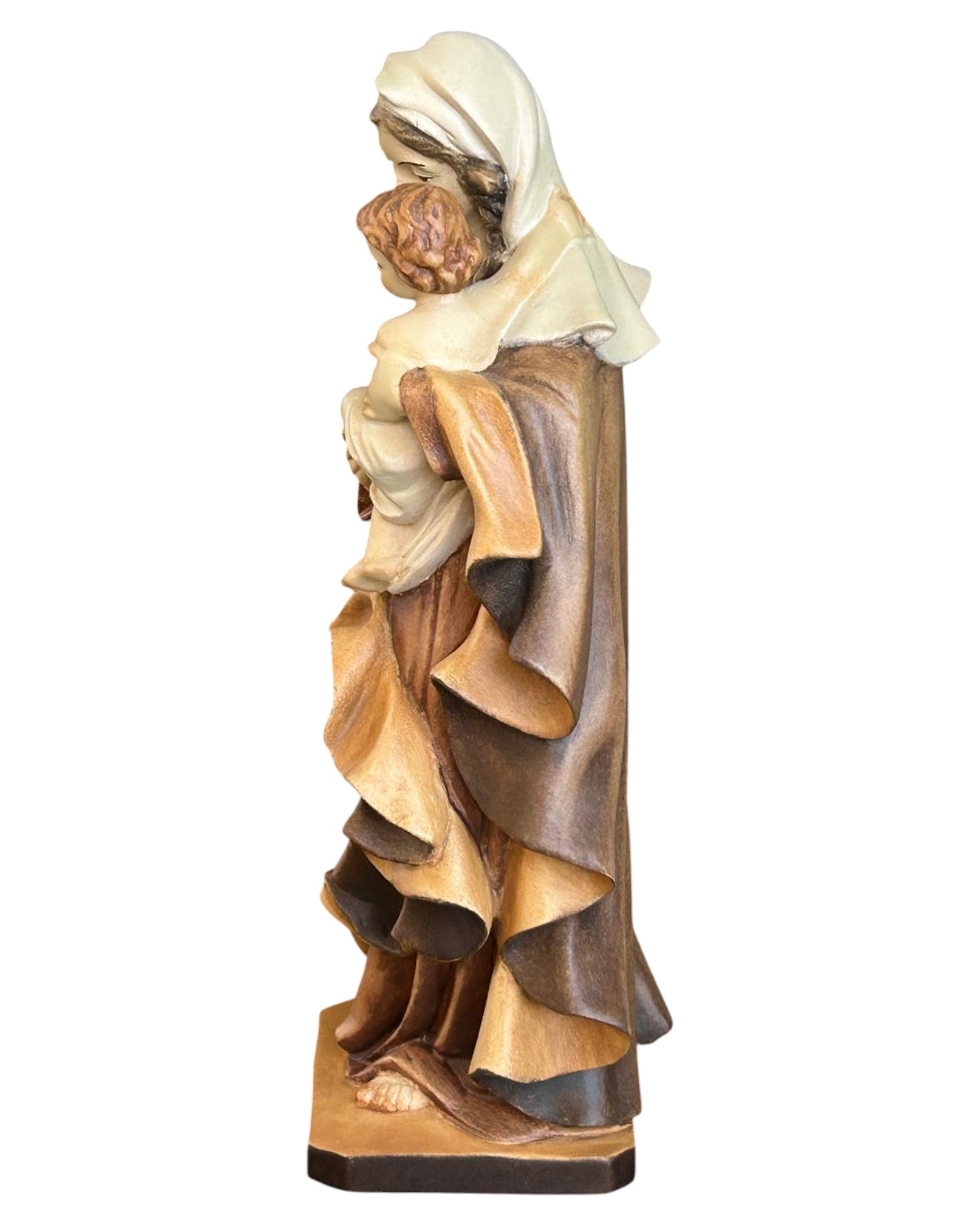 Madonna vom Herzen mit Kind - mit Ölfarben lasiert