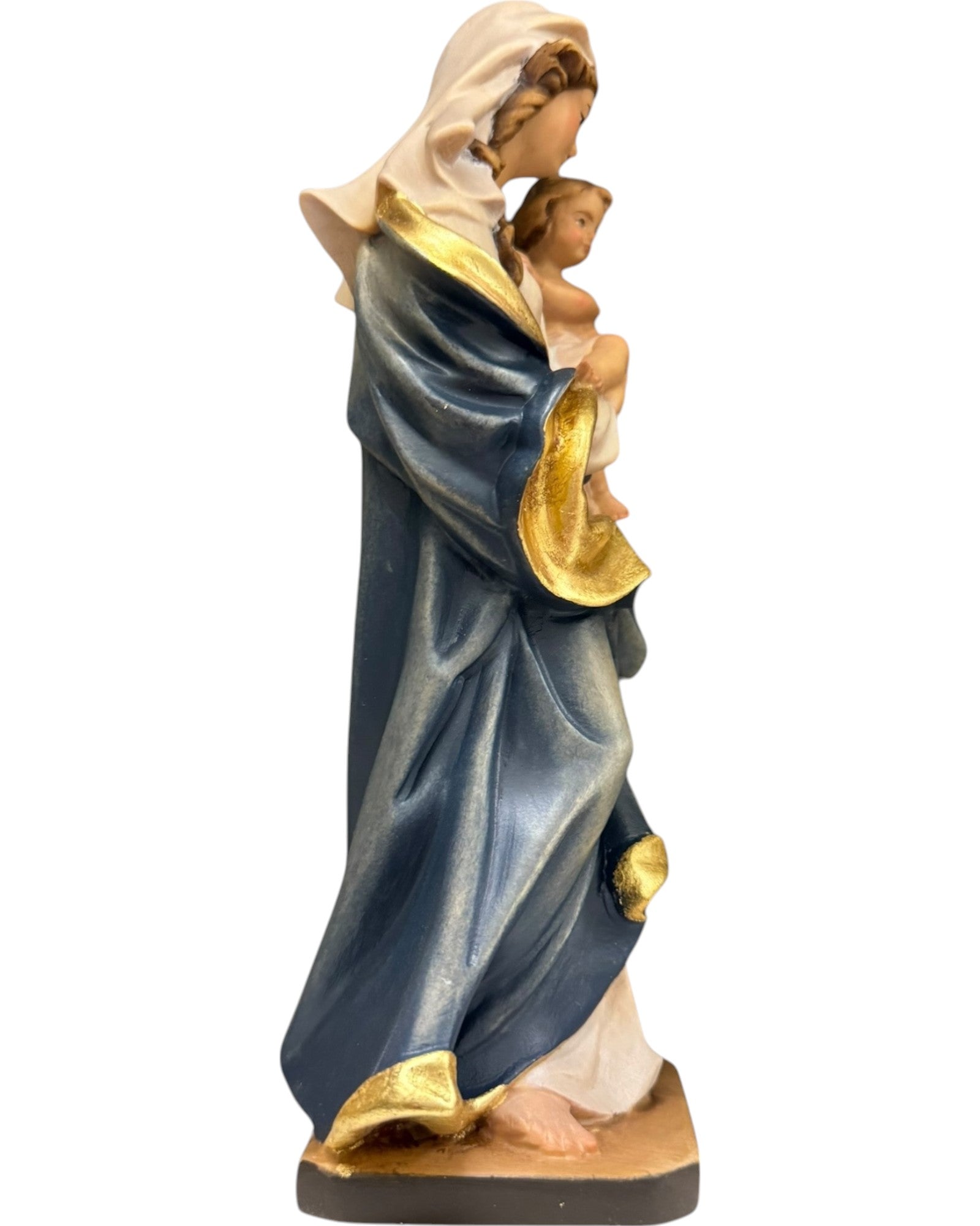 Madonna vom Herzen mit Kind - mit Ölfarben lasiert