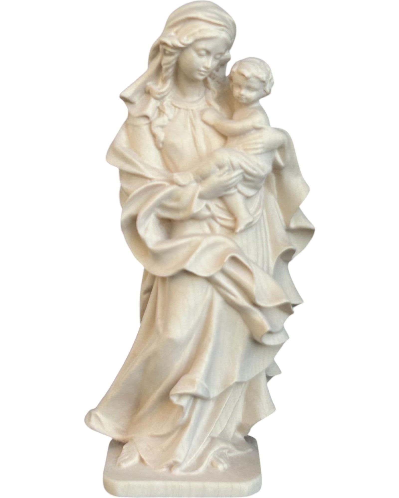 Madonna vom Herzen mit Kind - mit Ölfarben lasiert