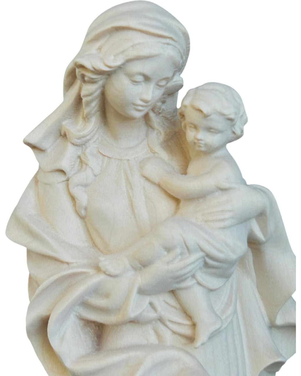 Madonna vom Herzen mit Kind - mit Ölfarben lasiert