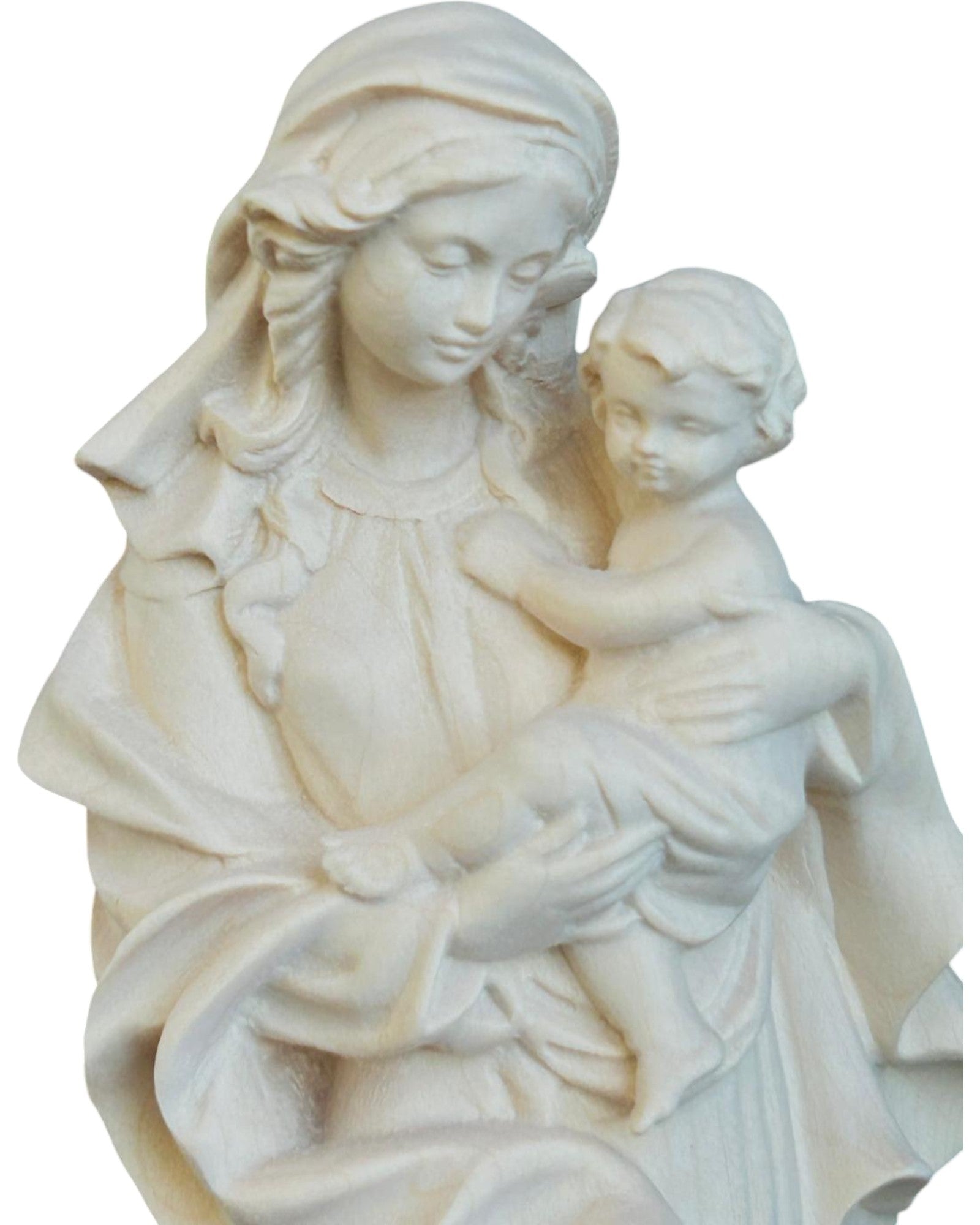 Madonna vom Herzen mit Kind - mit Ölfarben lasiert