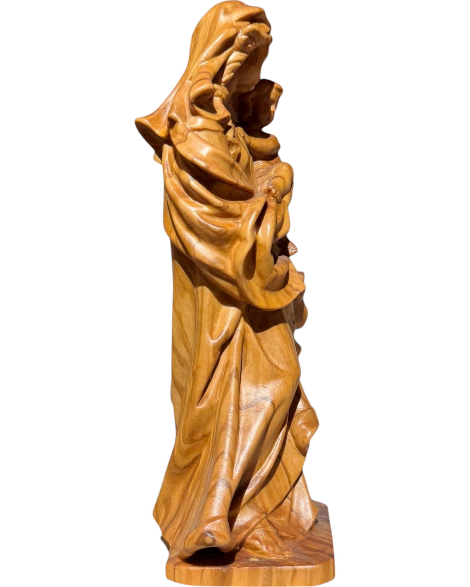 Madonna vom Herzen mit Kind - mit Ölfarben lasiert