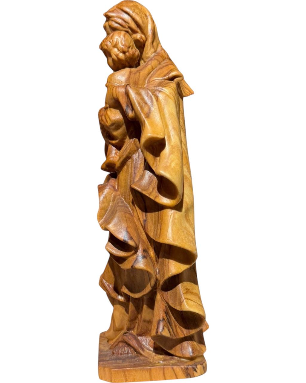 Madonna vom Herzen mit Kind - mit Ölfarben lasiert