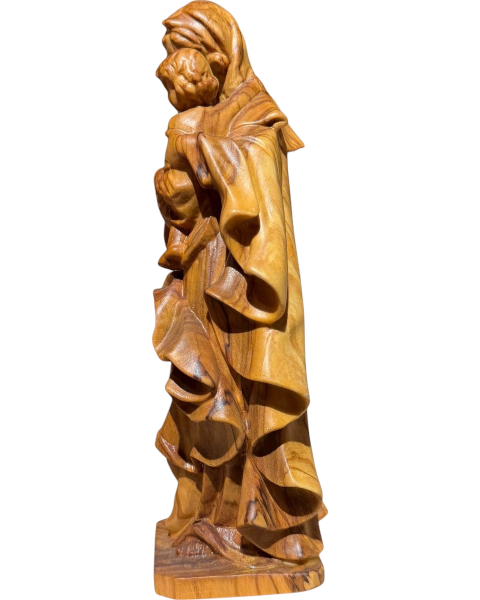 Madonna vom Herzen mit Kind - mit Ölfarben lasiert