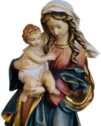 Our Lady of Reverence wood carved Madonna - color
