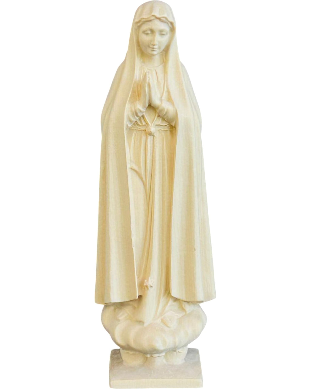 Madonna von Fatima aus Holz Handgeschnitzt - mit Ölfarben lasiert