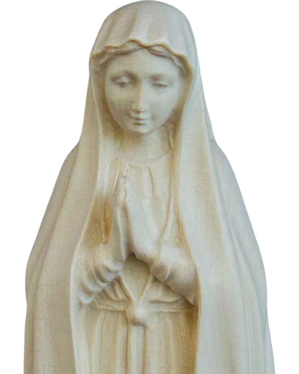 Madonna von Fatima aus Holz Handgeschnitzt - mit Ölfarben lasiert