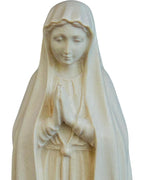 Madonna von Fatima aus Holz Handgeschnitzt - mit Ölfarben lasiert