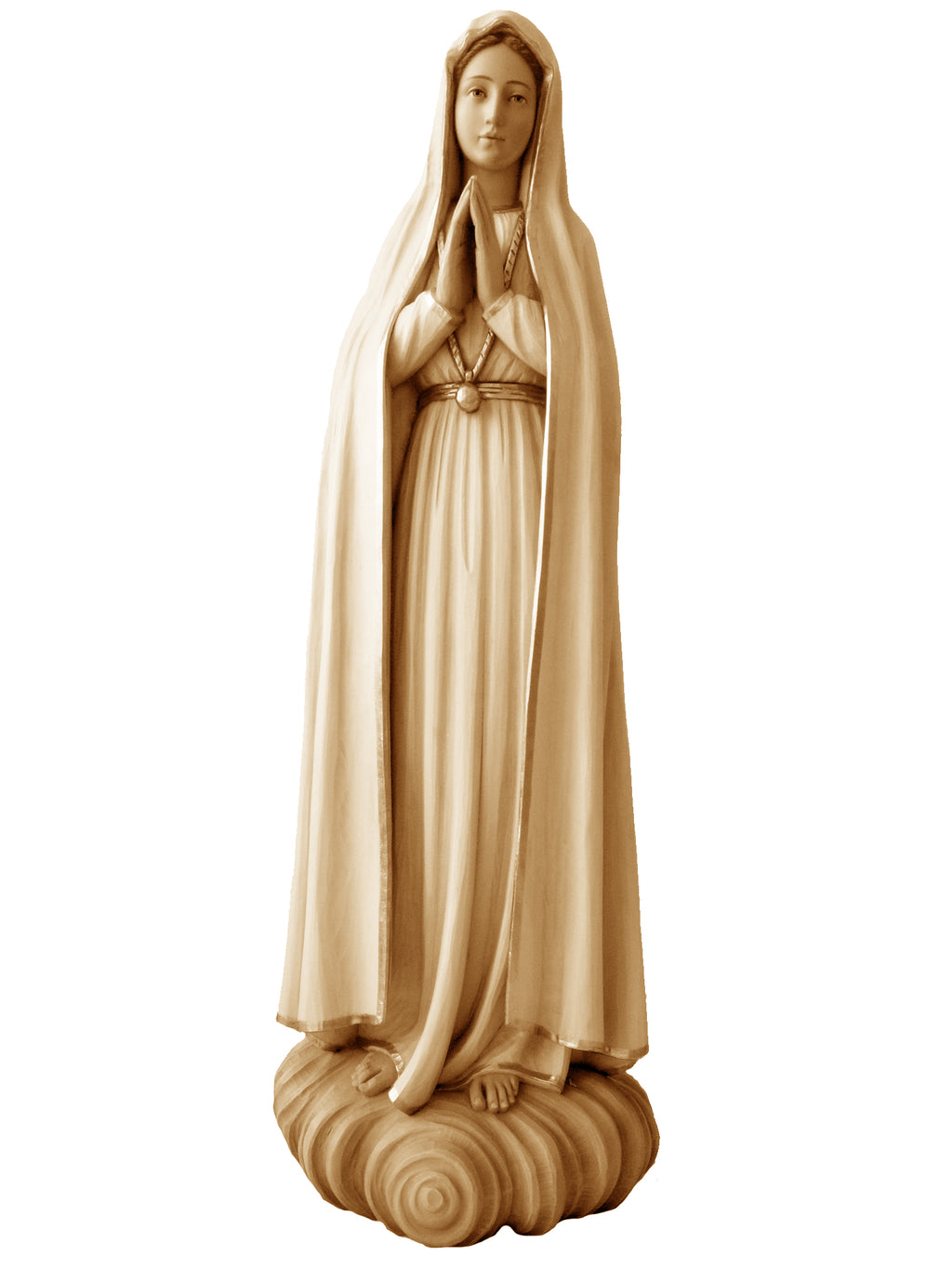 Notre-Dame de Fatima pèlerine en bois