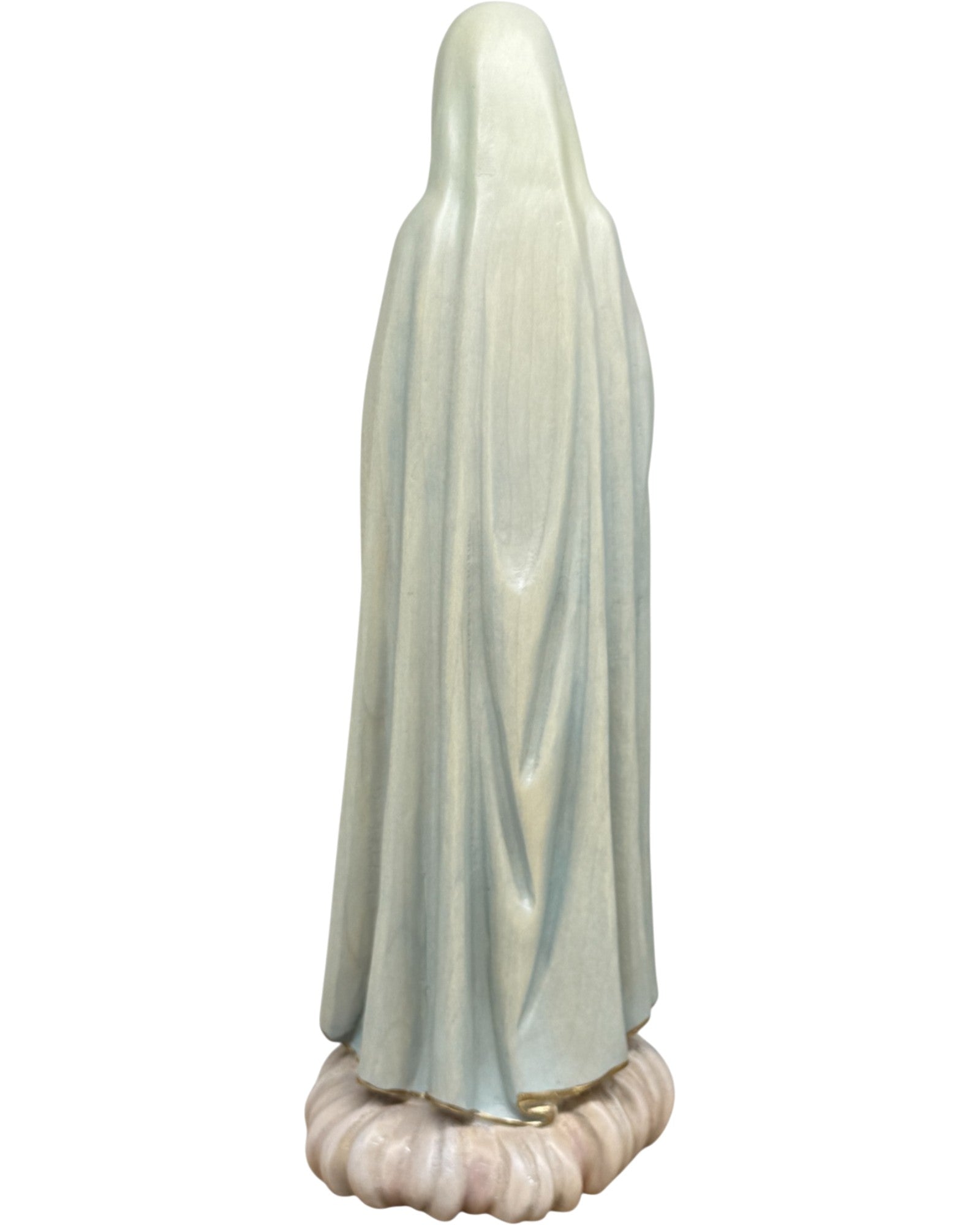 Madonna di Fatima pellegrina statua in legno