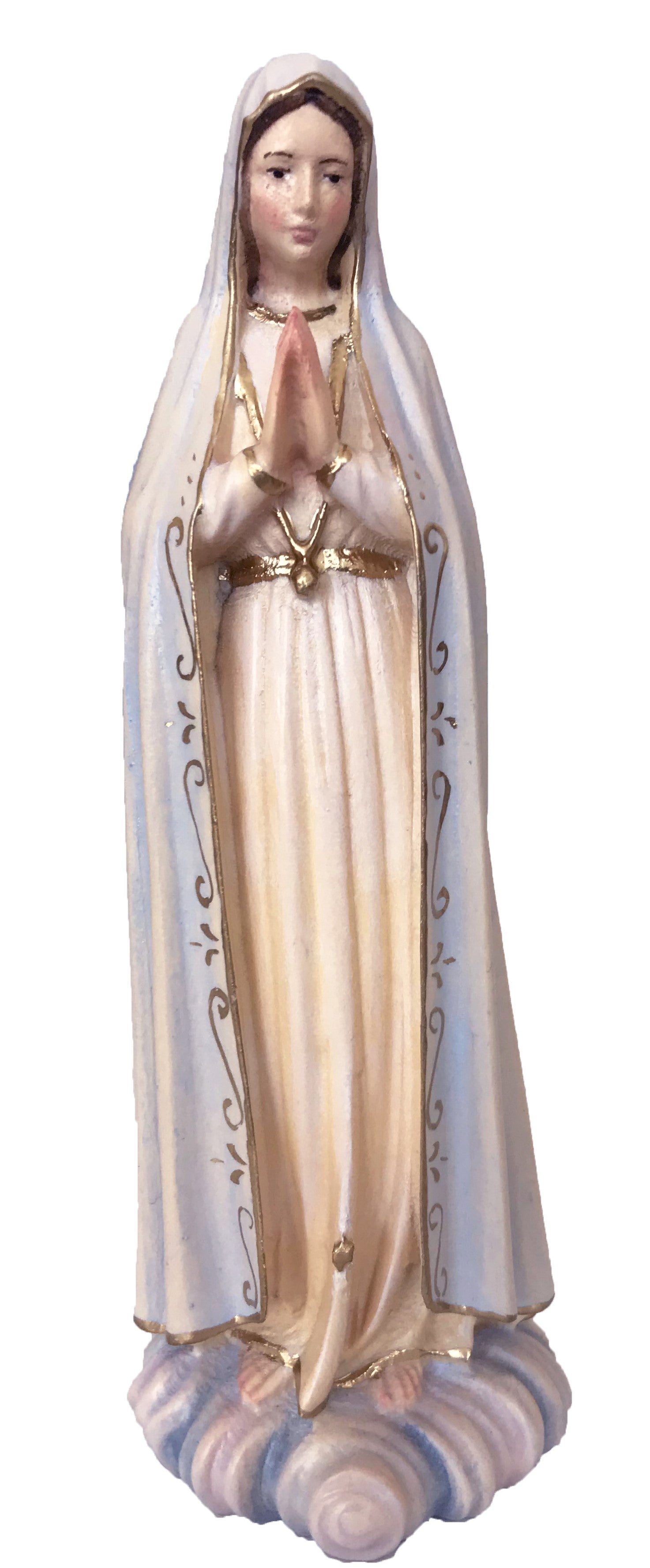 Notre-Dame de Fatima pèlerine en bois