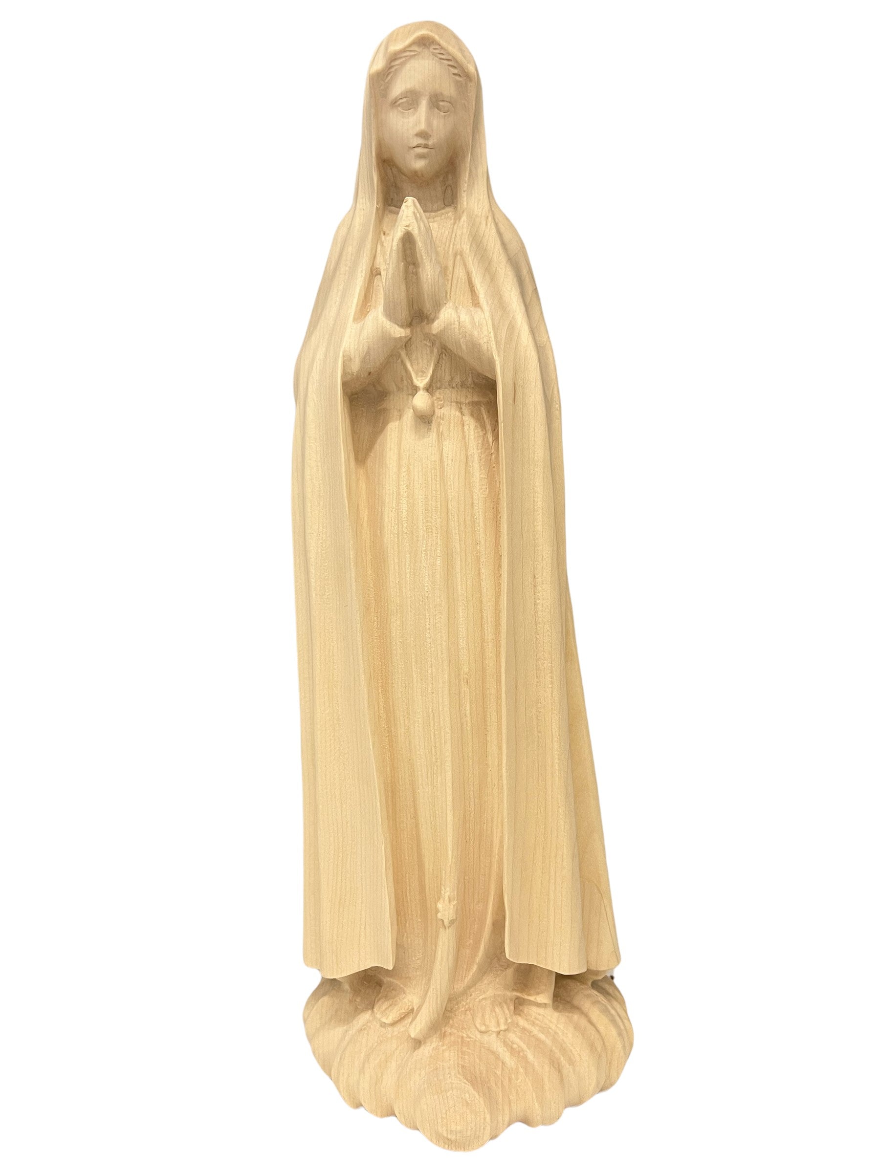 Notre-Dame de Fatima pèlerine en bois