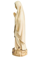 Lourdes Madonna Statue und Holzfigur - mit Ölfarben lasiert