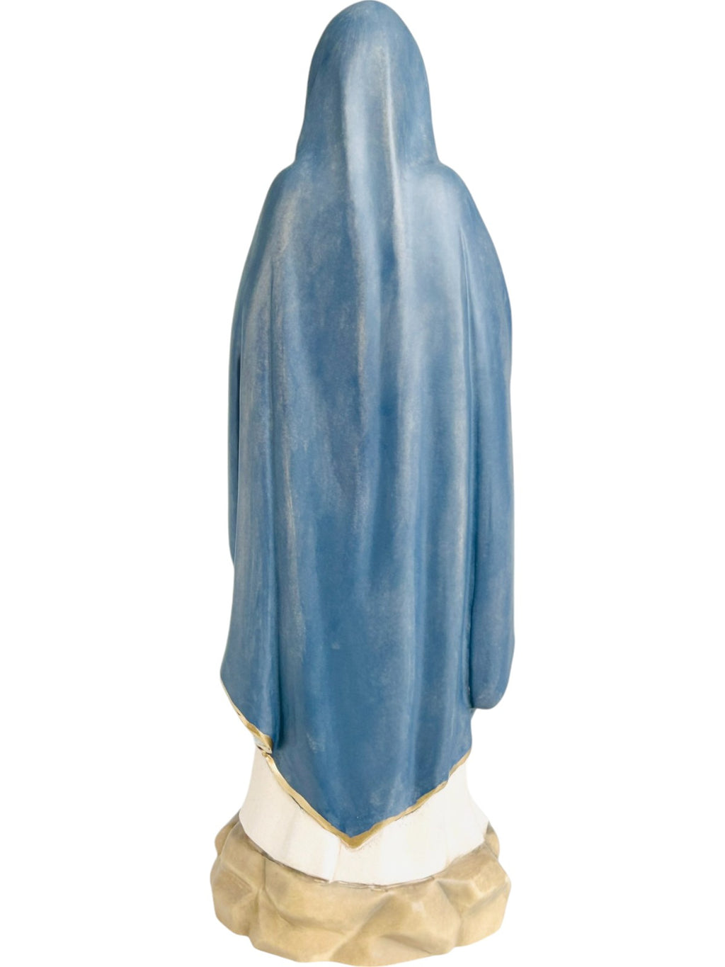 Lourdes Madonna Statue und Holzfigur - mit Ölfarben lasiert