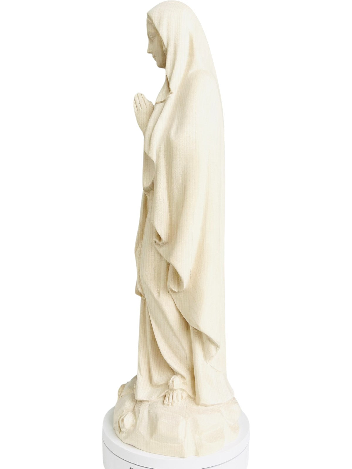 Lourdes Madonna Statue und Holzfigur - mit Ölfarben lasiert