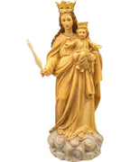 Maria Hilfe der Christen aus Ahornholhz geschnitzt - mit Ölfarben lasiert