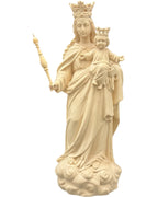 Maria Hilfe der Christen aus Ahornholhz geschnitzt - mit Ölfarben lasiert