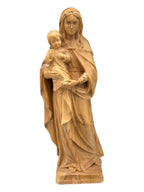 Mutter der Hoffnung Madonna aus Holz - mit Ölfarben lasiert