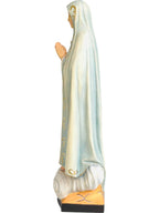 Notre Dame de Fatima pèlerin statue en bois