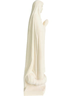 Notre Dame de Fatima pèlerin statue en bois
