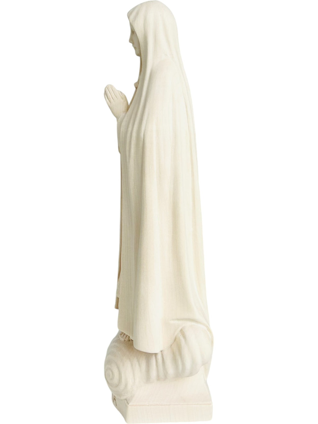 Notre Dame de Fatima pèlerin statue en bois