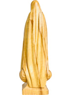 Notre Dame de Fatima pèlerin statue en bois