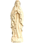 Vierge de Lourdes statue en bois