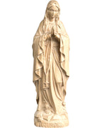 Vierge de Lourdes statue en bois