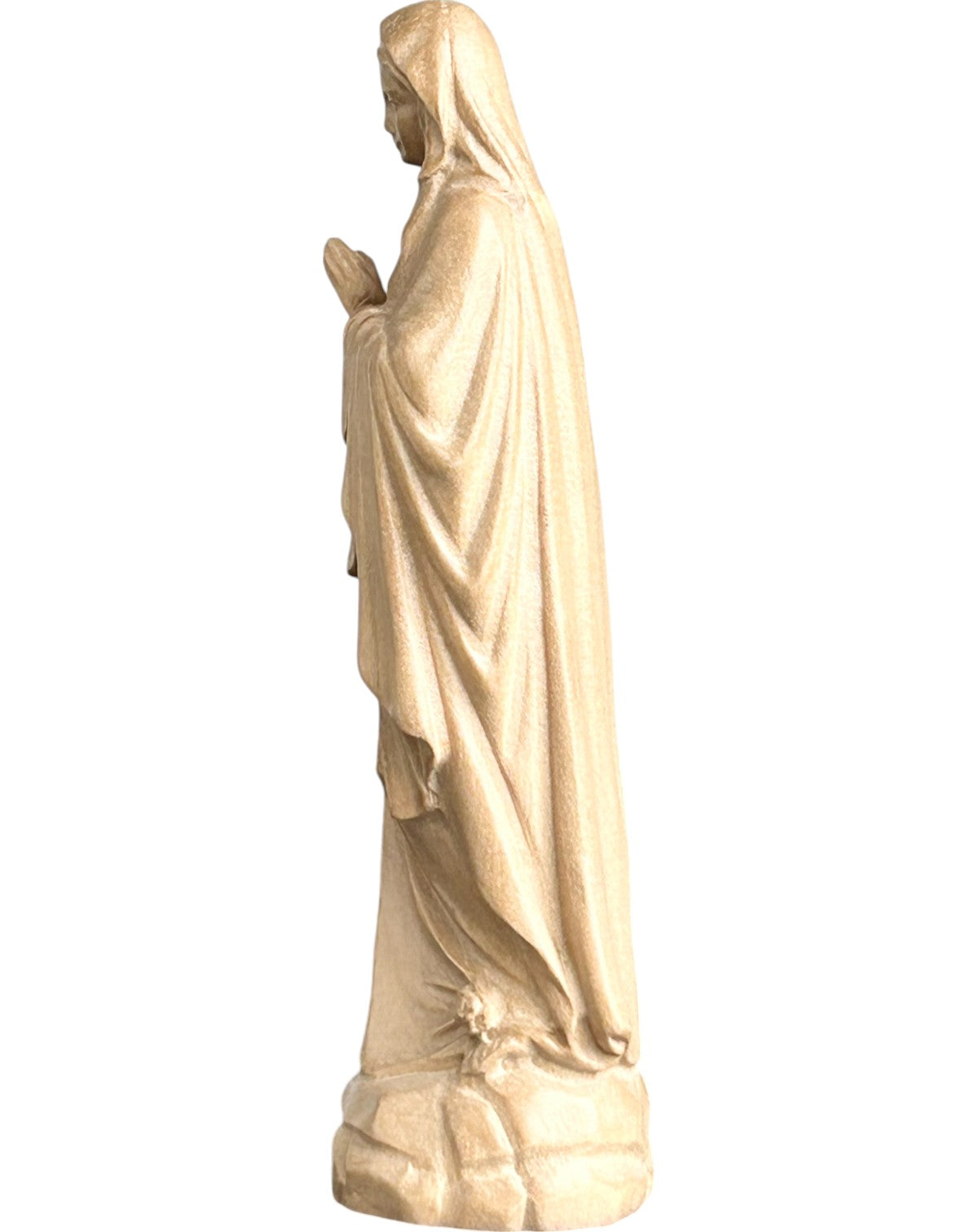Lourdes-Madonna Holzfigur - mit Ölfarben lasiert