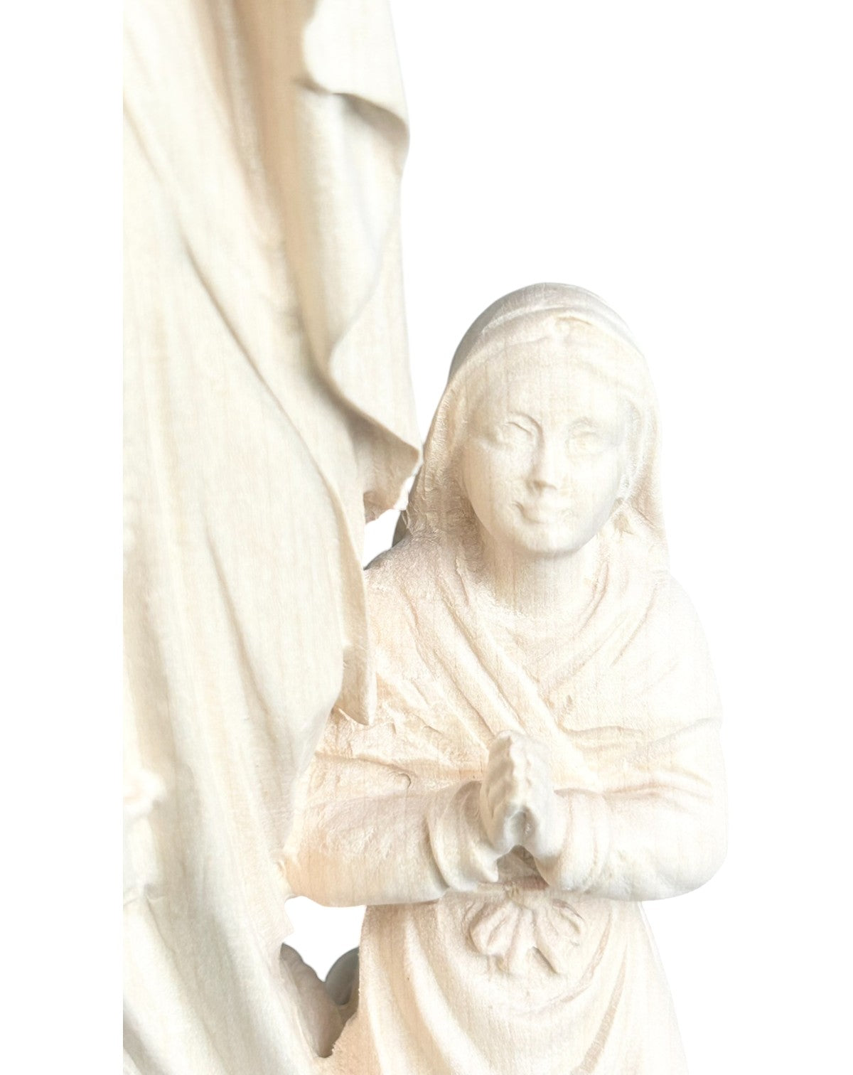 Madonna von Lourdes mit Bernadette, Holz kaufen - mit Ölfarben lasiert