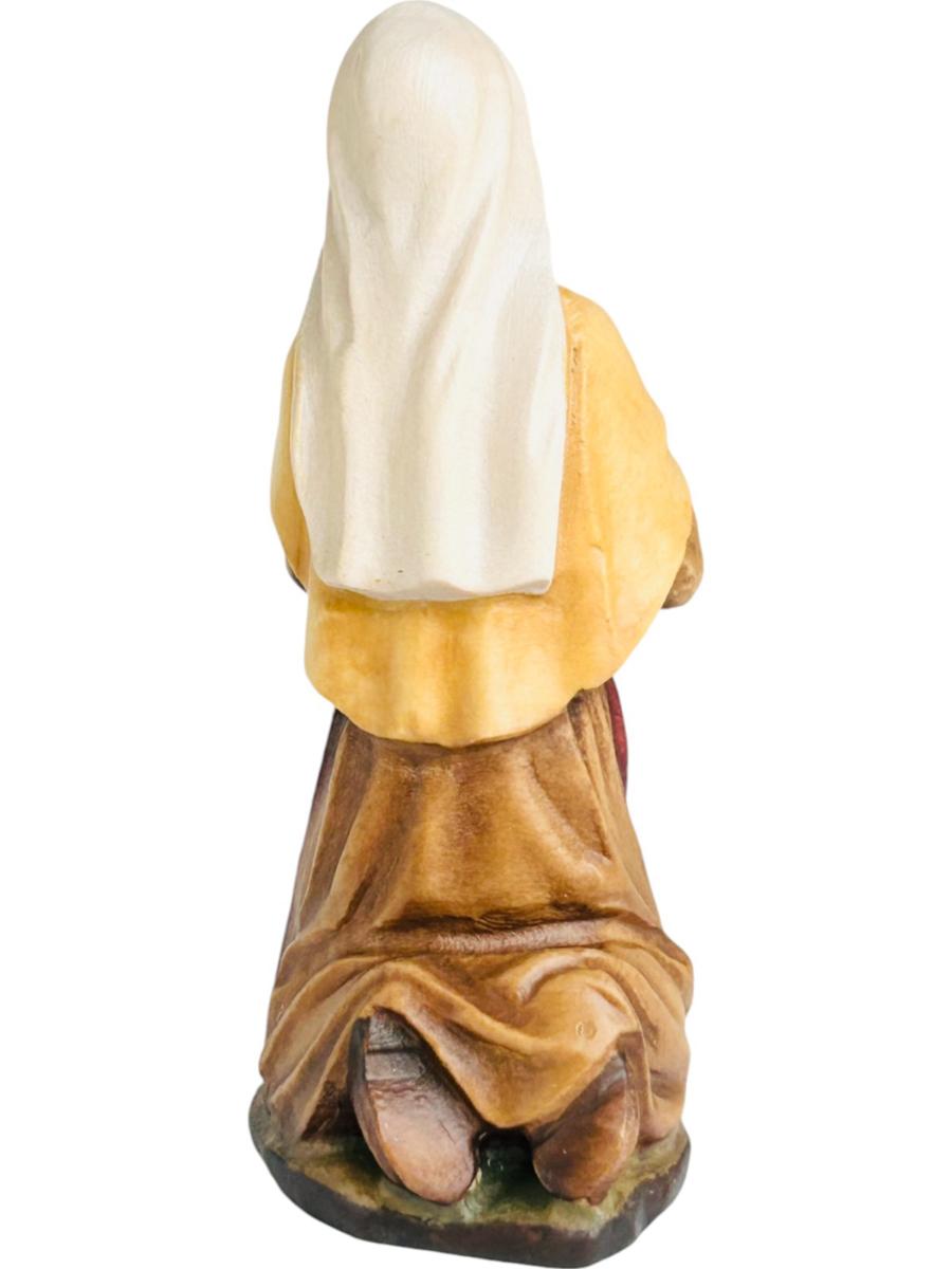 Saint Bernadette statue en bois