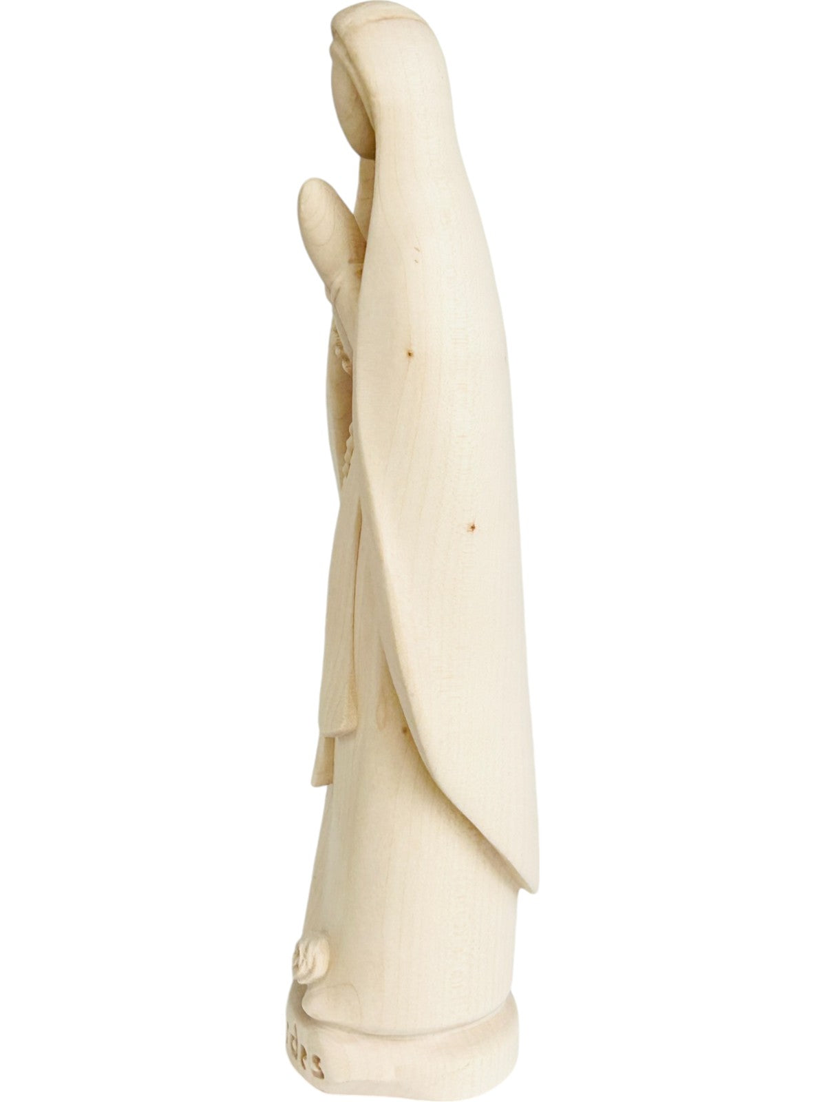Vierge de Lourdes en bois