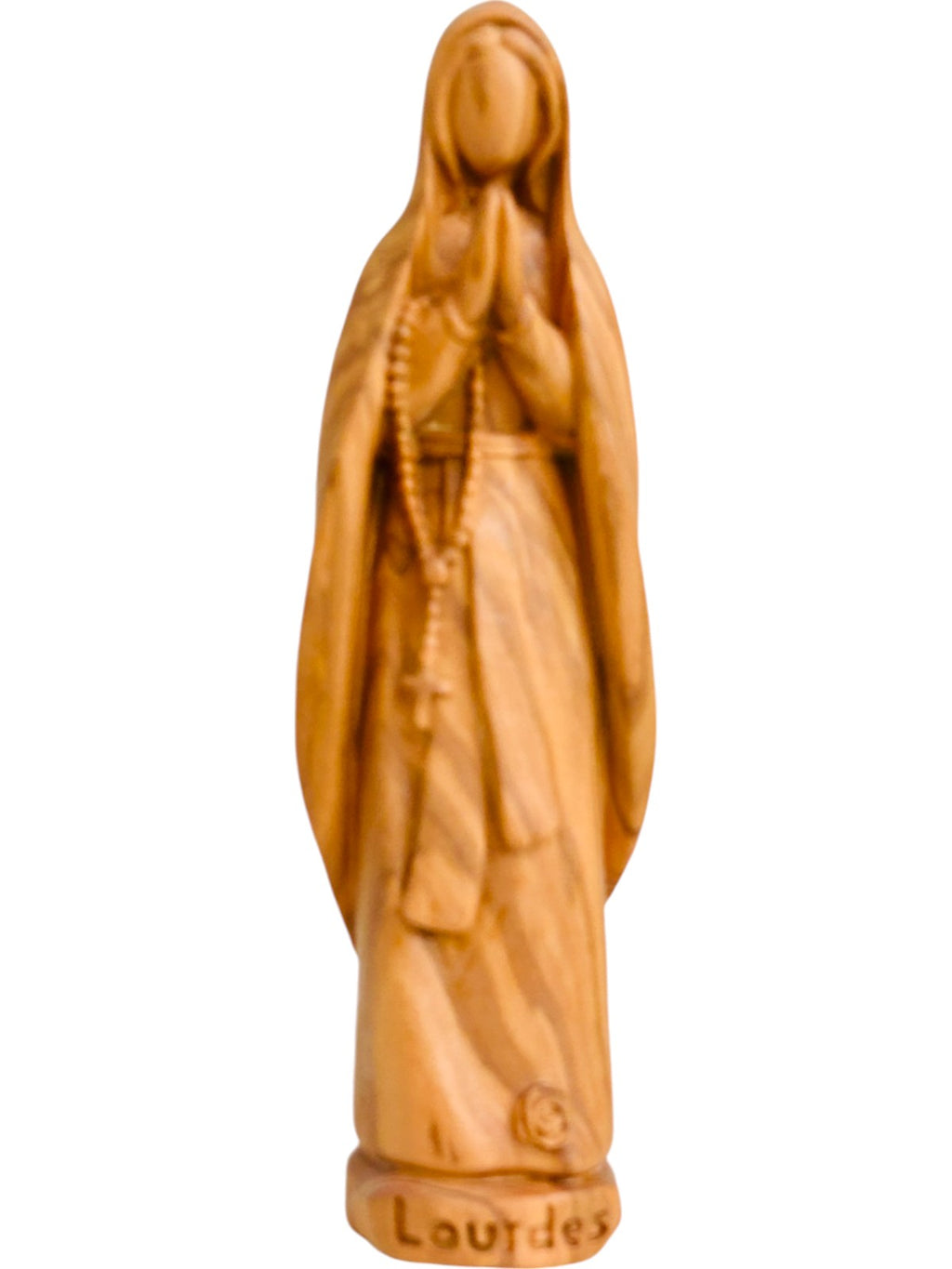 Vierge de Lourdes en bois