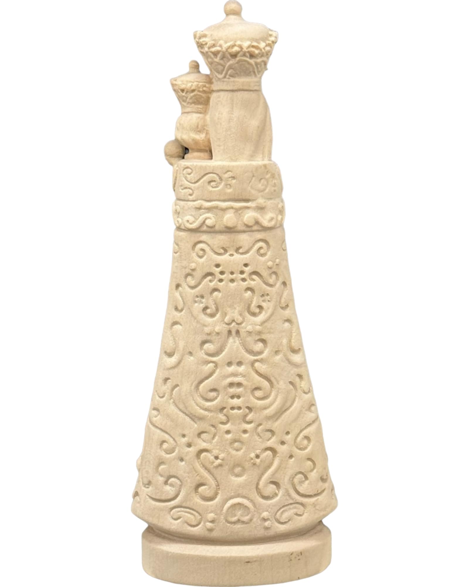 Madonna von Loreto aus Holz - mit Ölfarben lasiert