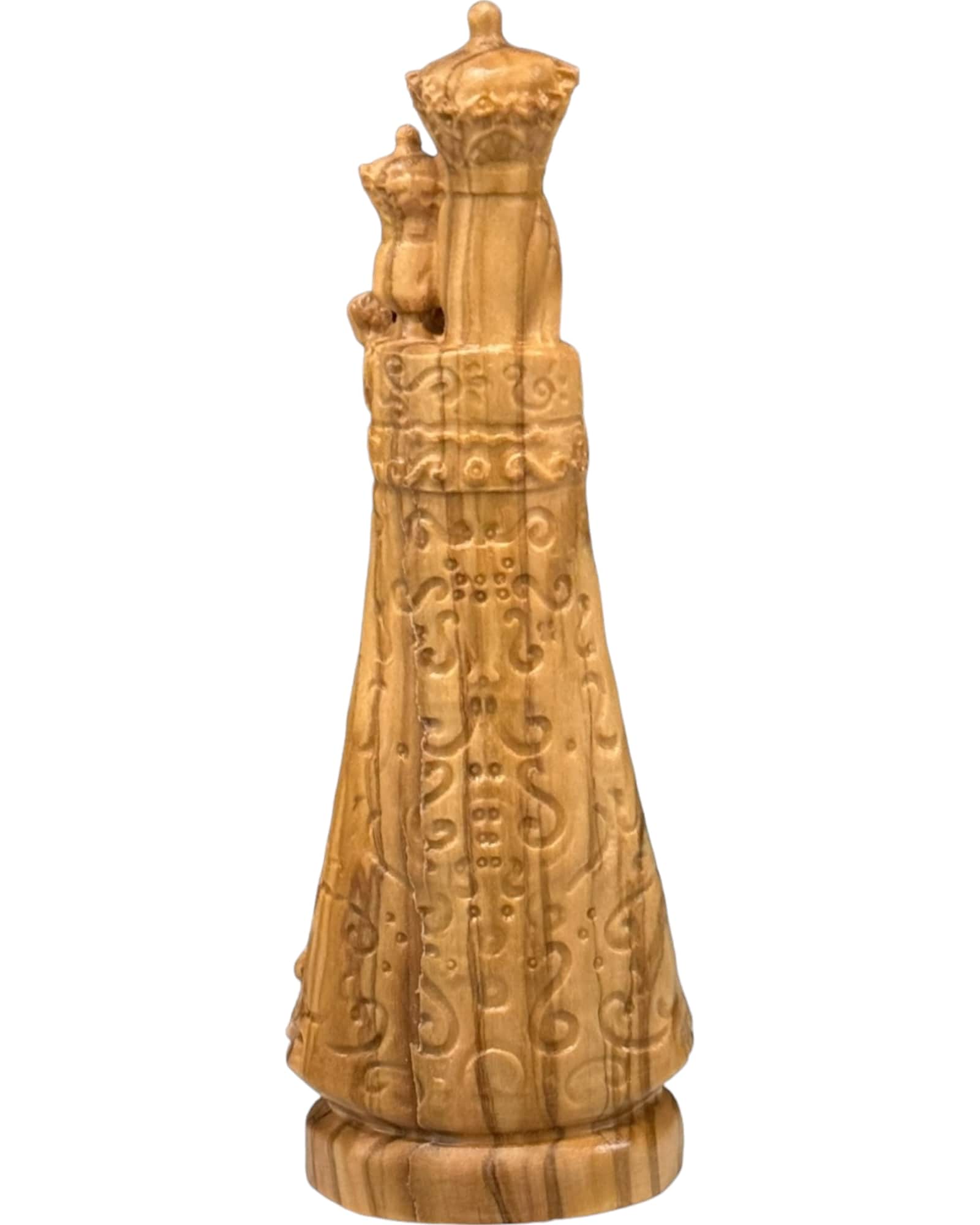 Madonna von Loreto aus Holz - mit Ölfarben lasiert