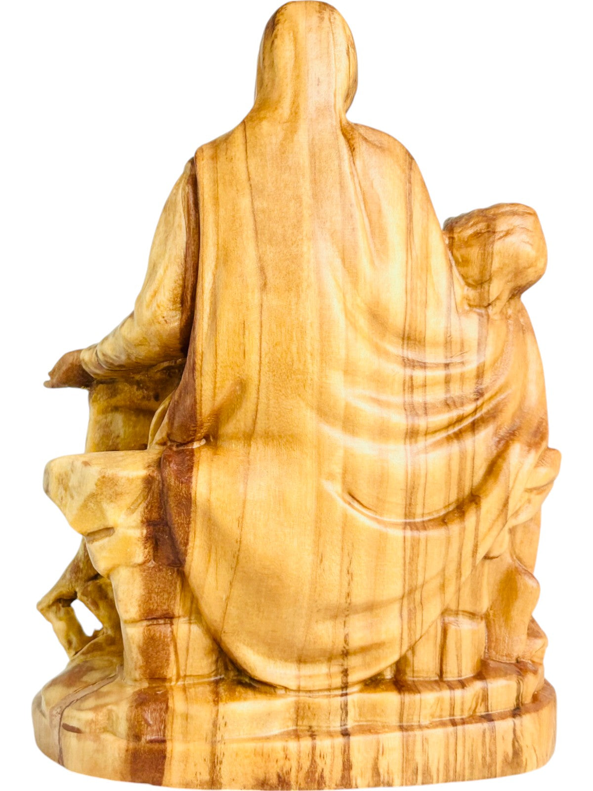 Holznachbildung der Pietà von Michelangelo - mit Ölfarben lasiert