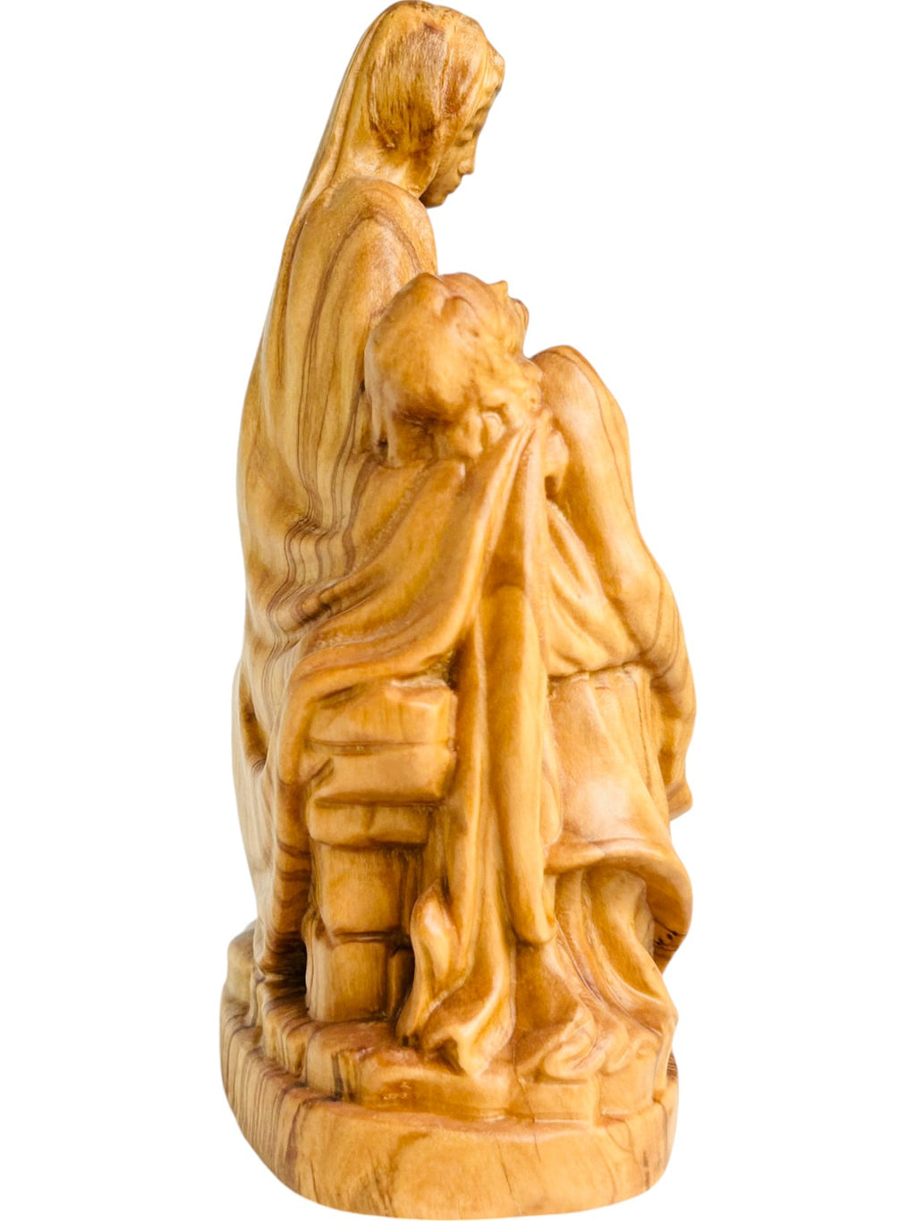 Holznachbildung der Pietà von Michelangelo - mit Ölfarben lasiert