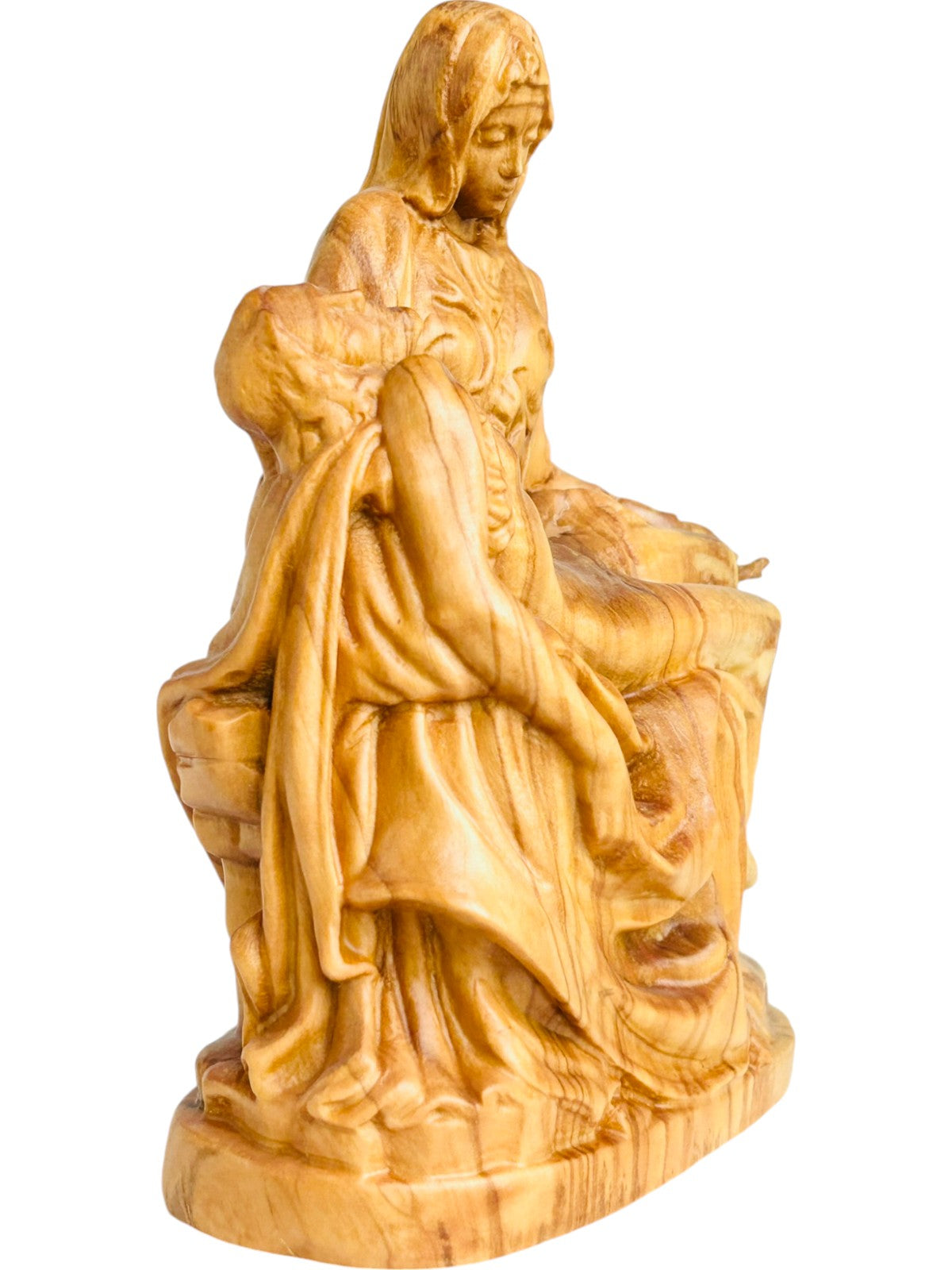Holznachbildung der Pietà von Michelangelo - mit Ölfarben lasiert