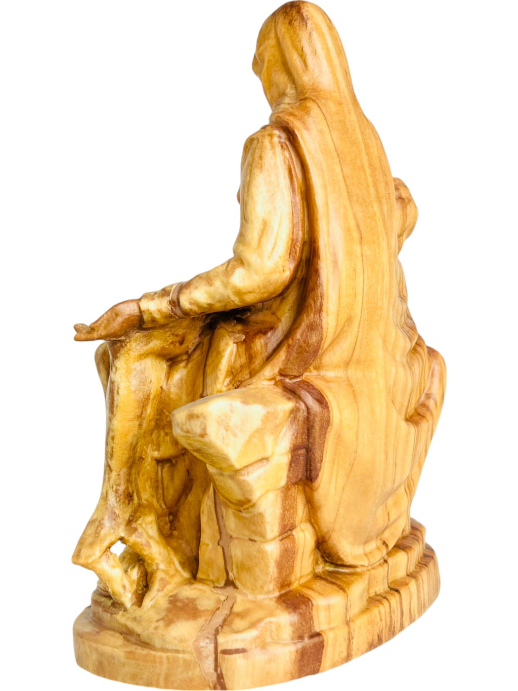 Holznachbildung der Pietà von Michelangelo - mit Ölfarben lasiert