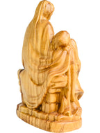 Holznachbildung der Pietà von Michelangelo - mit Ölfarben lasiert