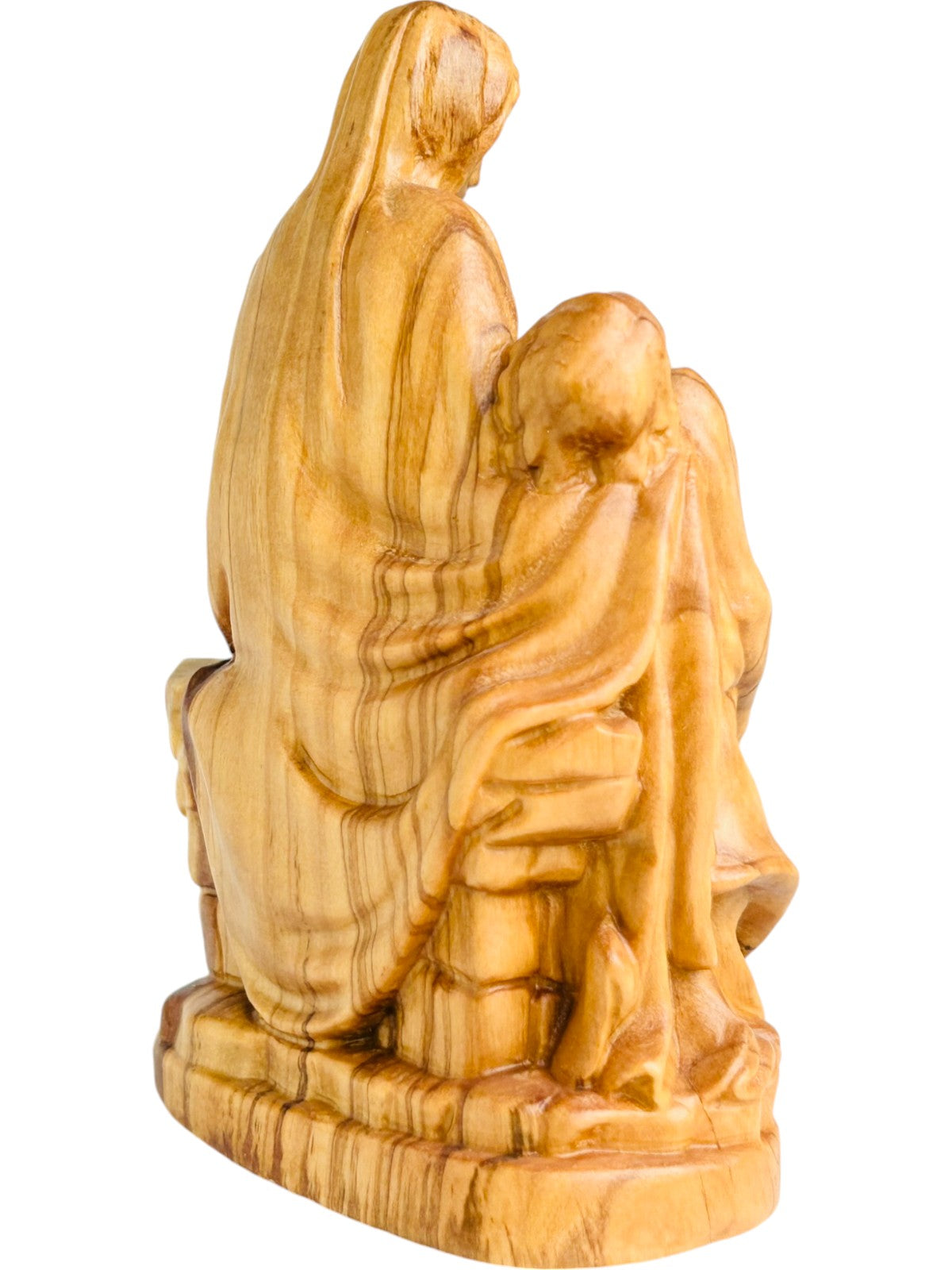 Holznachbildung der Pietà von Michelangelo - mit Ölfarben lasiert