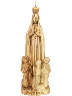 Apparition de Fatima Capellina avec couronne en bois