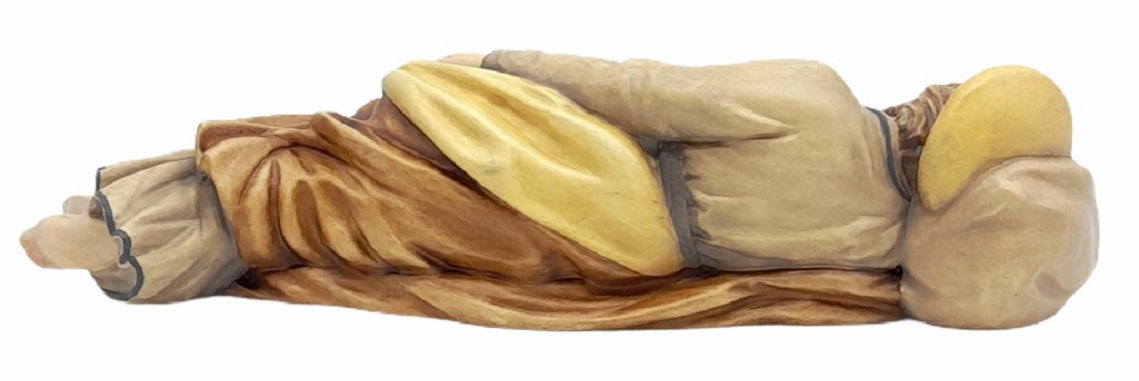 St. Joseph endormi sculpture en bois