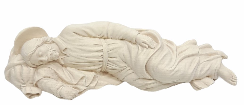 St. Joseph endormi sculpture en bois