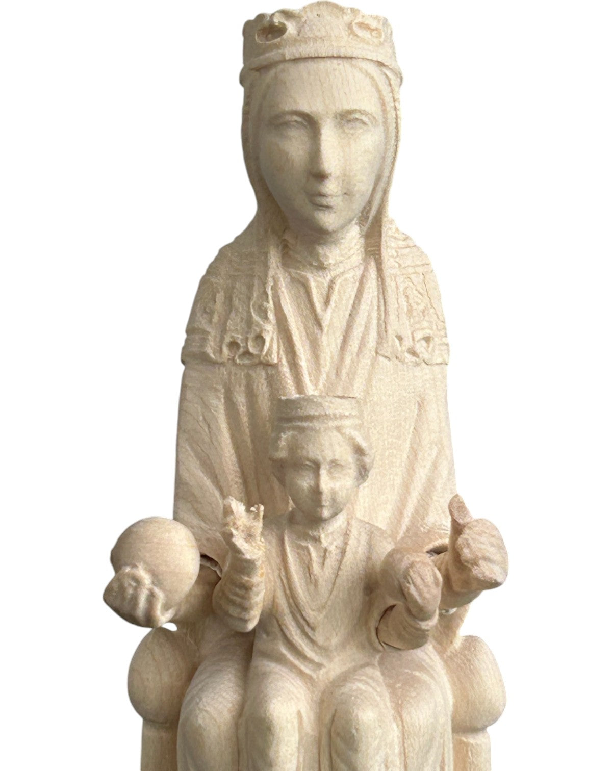 La Vierge Noire de Monserrat en bois