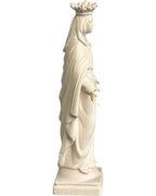 Vierge Marie miraculeuse avec couronne en bois