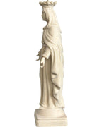 Vierge Marie miraculeuse avec couronne en bois