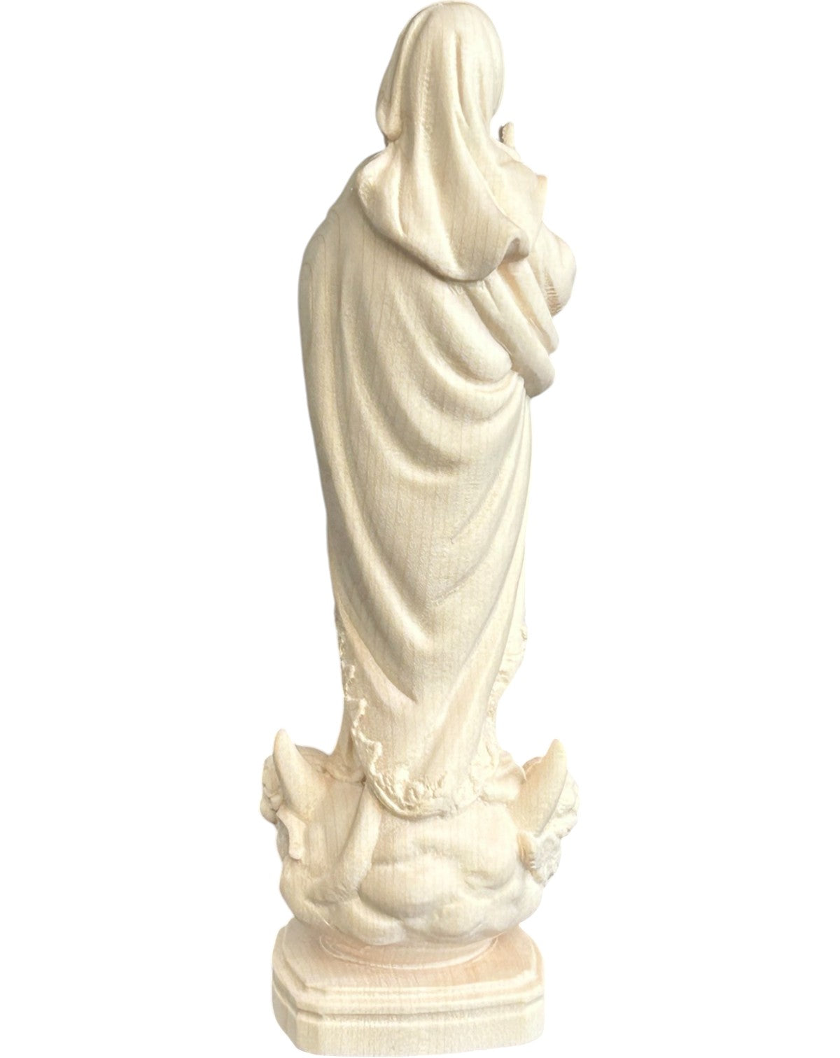 Madonna vom Heiligtum von Sameiro aus Ahornholz - mit Ölfarben lasiert