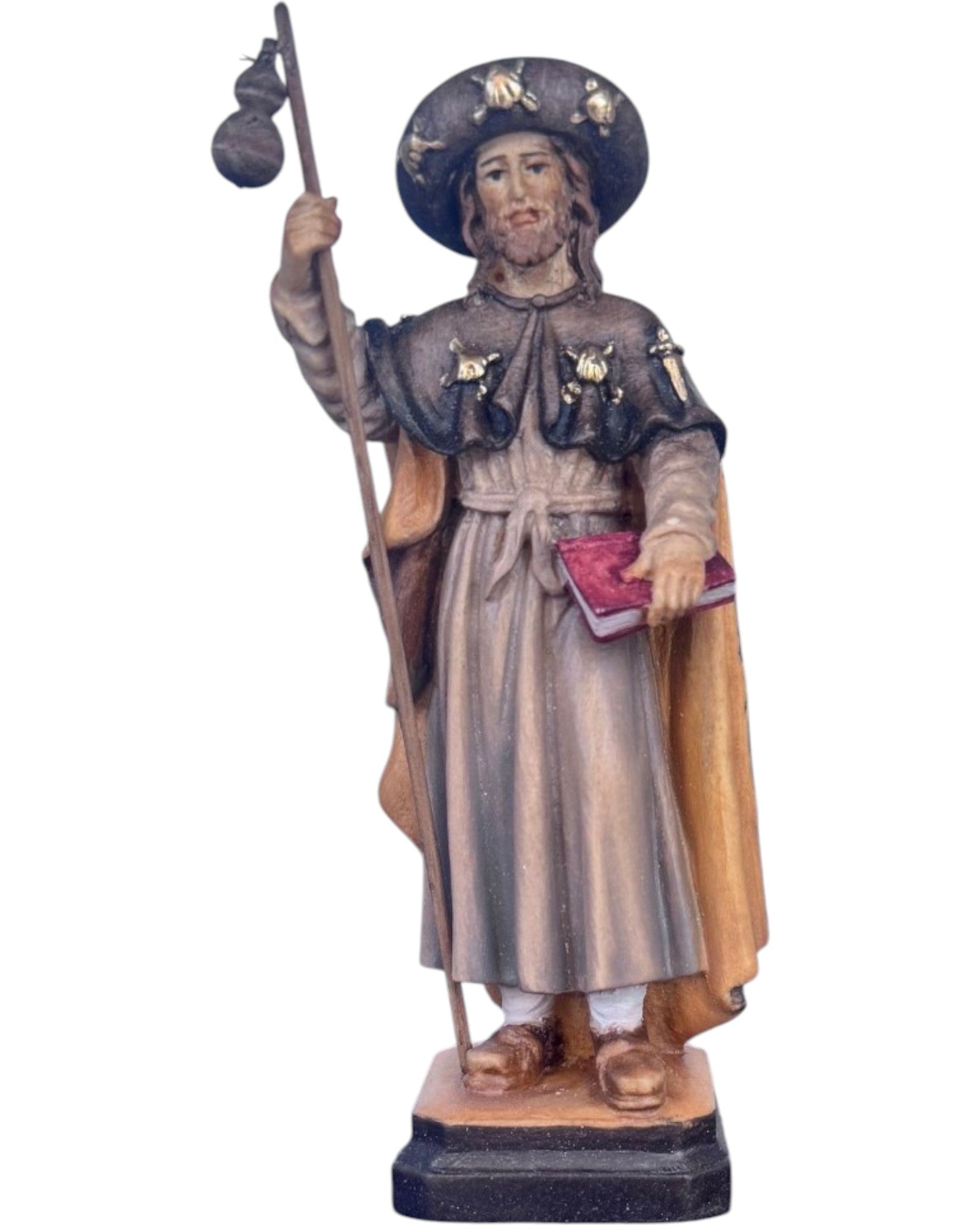Saint James of Compostela Wooden Statue – Camino de Santiago 