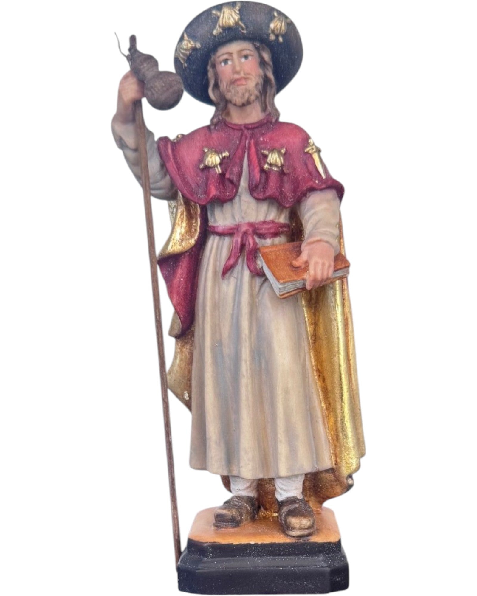 Statua di San Giacomo di Compostela in legno | Dolfi